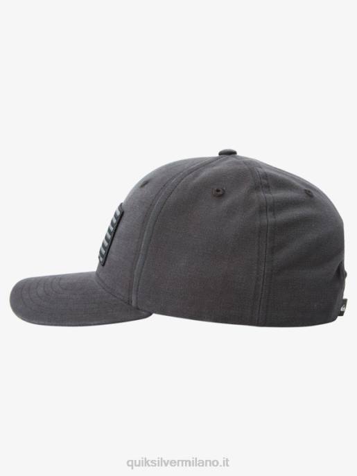 esso Quiksilver uomini cappello snapback america con messa a terra nero HTZR797