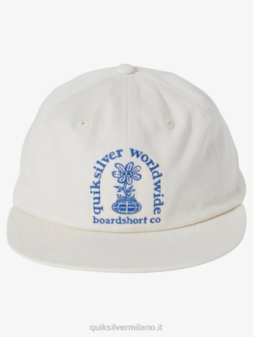 esso Quiksilver uomini cappello snapback della fortuna bianco HTZR549