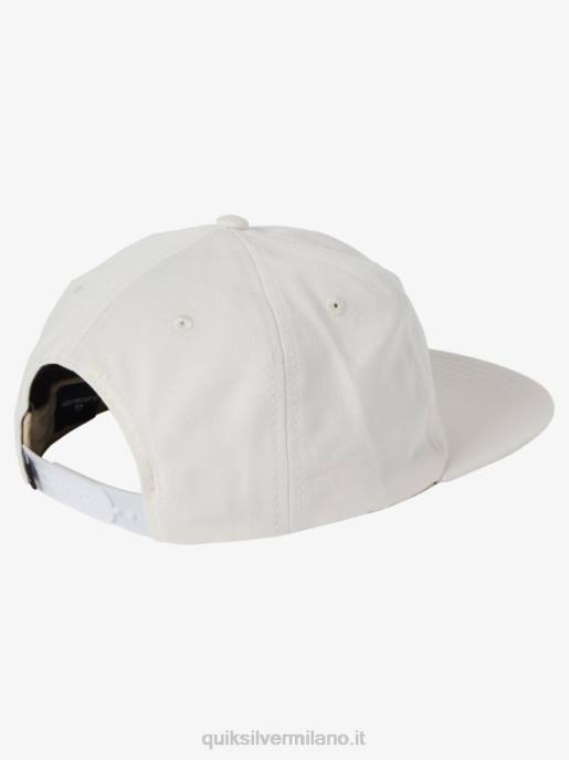 esso Quiksilver uomini cappello snapback della fortuna bianco HTZR549