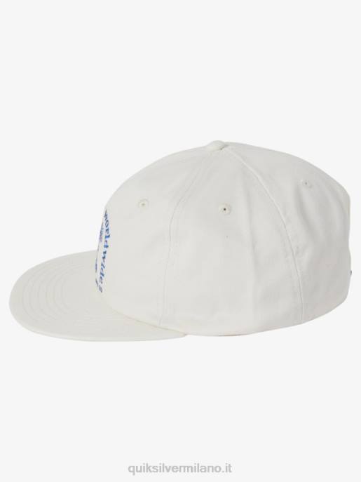 esso Quiksilver uomini cappello snapback della fortuna bianco HTZR549