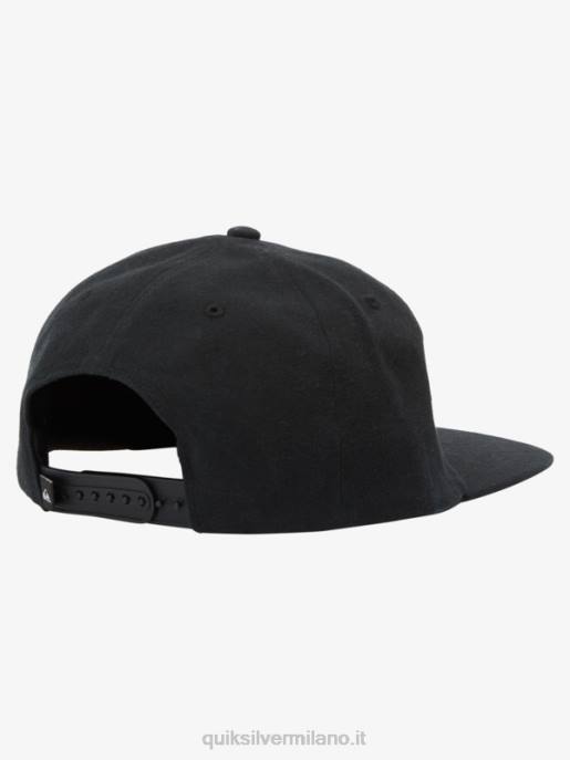 esso Quiksilver uomini cappello snapback della fortuna nero HTZR548