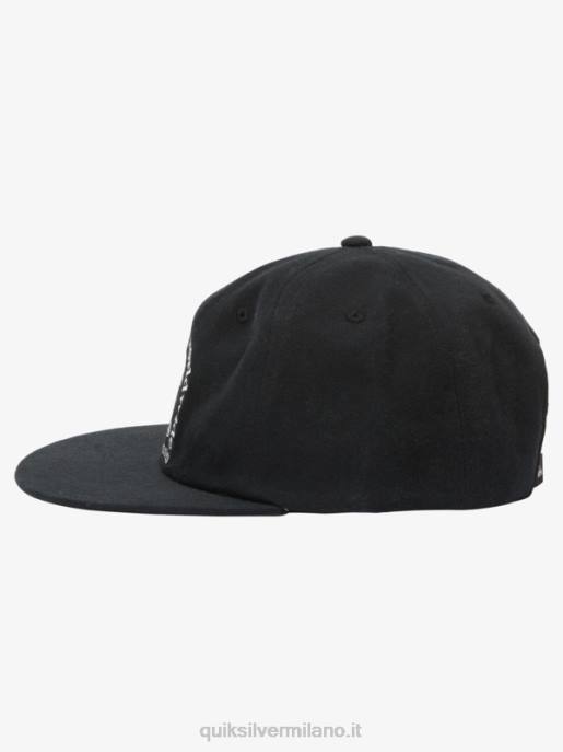 esso Quiksilver uomini cappello snapback della fortuna nero HTZR548