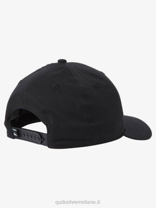 esso Quiksilver uomini cappello snapback di decenni nero HTZR1080
