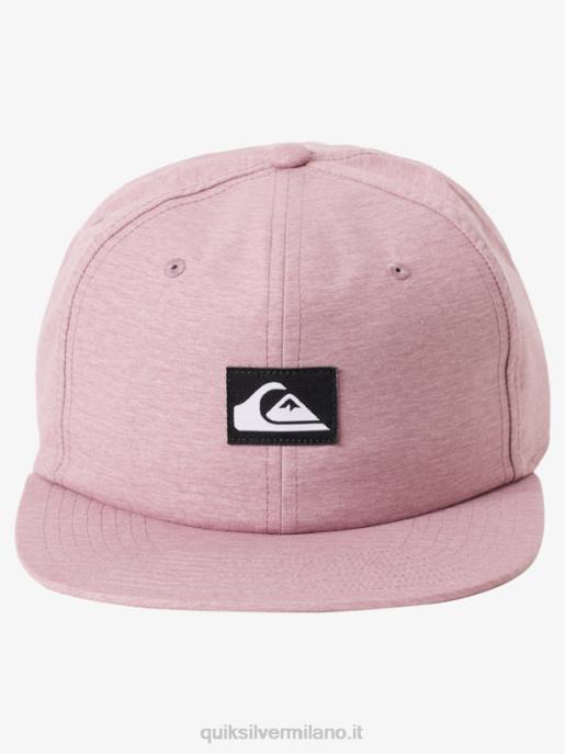 esso Quiksilver uomini cappello snapback dollaro d\'argento erica scura dell\'orchidea HTZR1666
