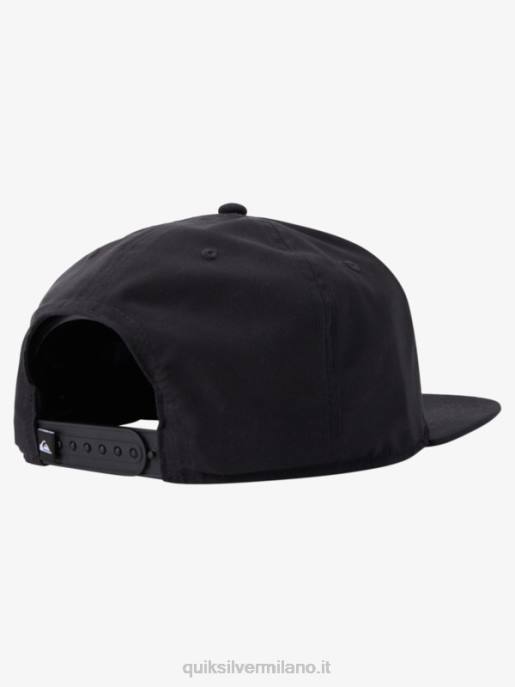 esso Quiksilver uomini cappello snapback dollaro d\'argento nero HTZR1665