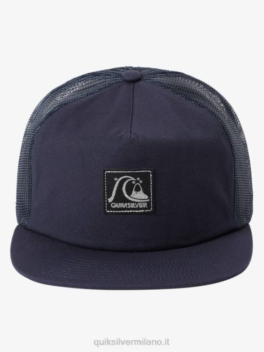 esso Quiksilver uomini cappello trucker a pinna singola blazer blu scuro HTZR1716