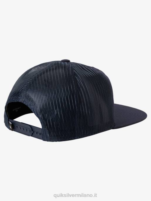 esso Quiksilver uomini cappello trucker a pinna singola blazer blu scuro HTZR1716