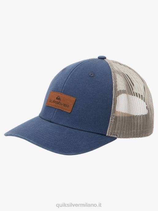 esso Quiksilver uomini giù per il cappello da camionista marina di mezzanotte HTZR661