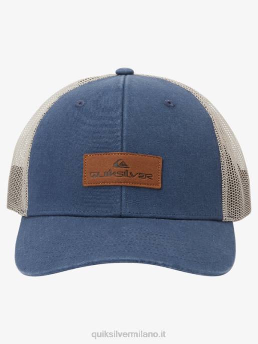 esso Quiksilver uomini giù per il cappello da camionista marina di mezzanotte HTZR661