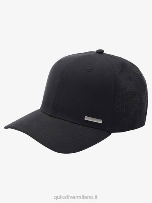 esso Quiksilver uomini net tech plus cappello da baseball nero HTZR851
