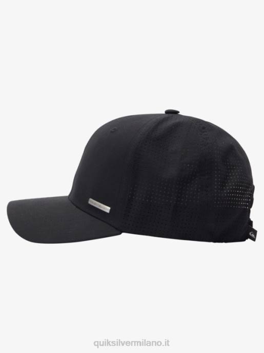 esso Quiksilver uomini net tech plus cappello da baseball nero HTZR851