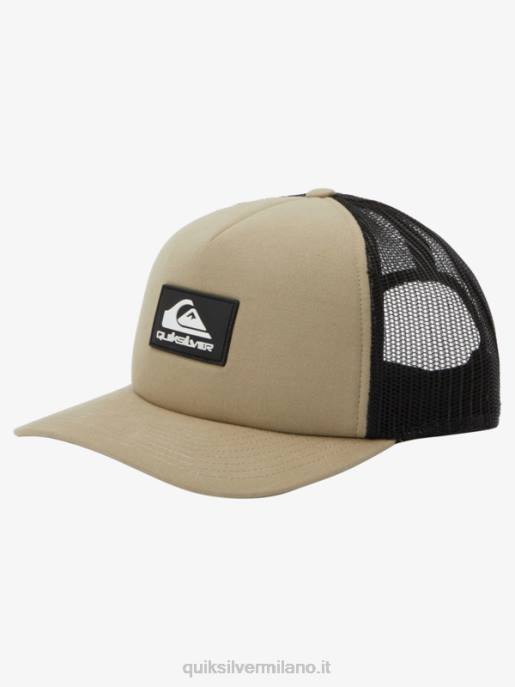 esso Quiksilver uomini onnipotente cappello snapback grigio oliva HTZR488