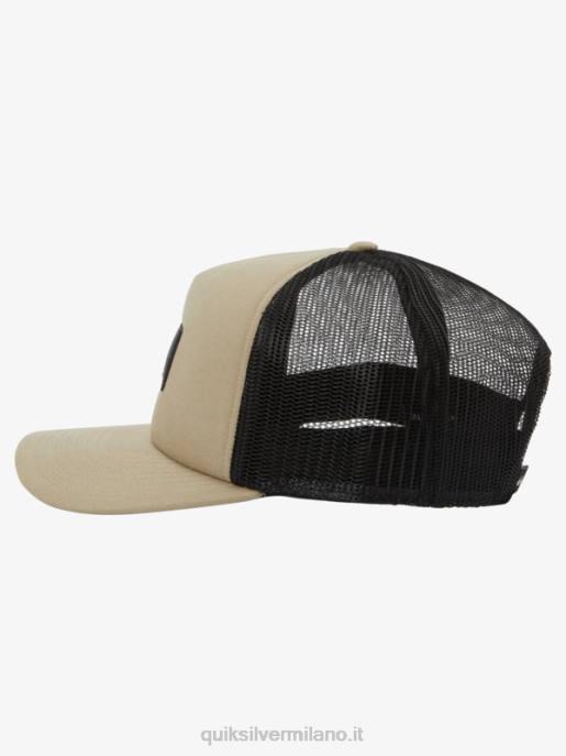 esso Quiksilver uomini onnipotente cappello snapback grigio oliva HTZR488
