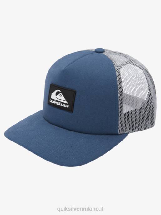 esso Quiksilver uomini onnipotente cappello snapback lavagna scura HTZR490