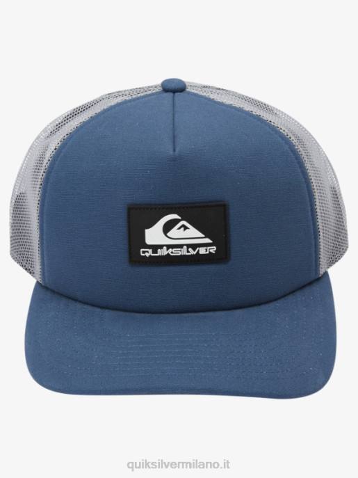 esso Quiksilver uomini onnipotente cappello snapback lavagna scura HTZR490