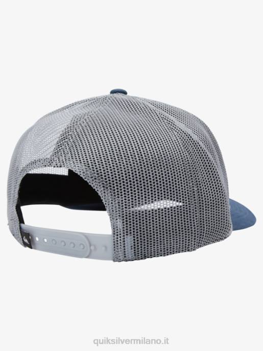 esso Quiksilver uomini onnipotente cappello snapback lavagna scura HTZR490