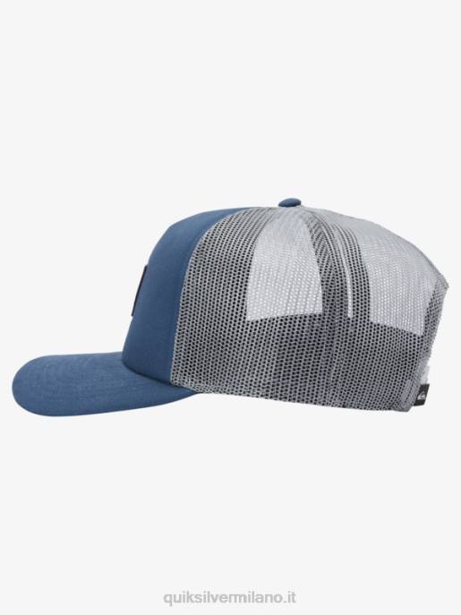 esso Quiksilver uomini onnipotente cappello snapback lavagna scura HTZR490