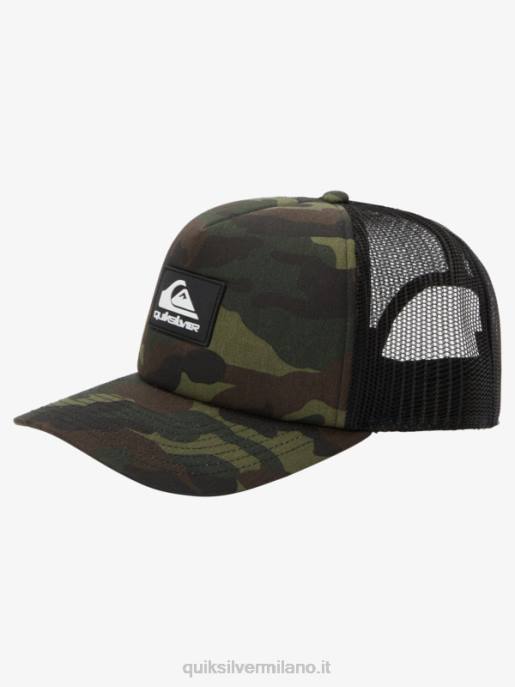 esso Quiksilver uomini onnipotente cappello snapback mimetico bosco HTZR487