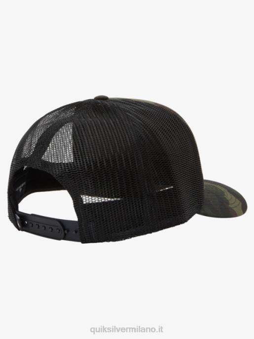 esso Quiksilver uomini onnipotente cappello snapback mimetico bosco HTZR487