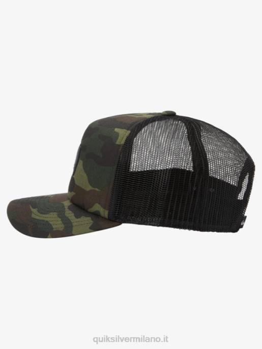 esso Quiksilver uomini onnipotente cappello snapback mimetico bosco HTZR487