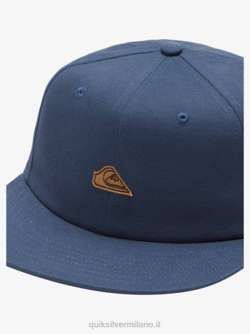 esso Quiksilver uomini snapback del cappuccio gasato lavagna scura HTZR1643