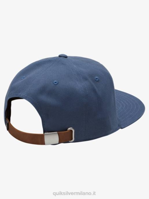 esso Quiksilver uomini snapback del cappuccio gasato lavagna scura HTZR1643