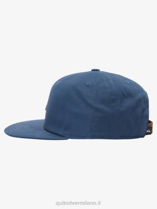 esso Quiksilver uomini snapback del cappuccio gasato lavagna scura HTZR1643