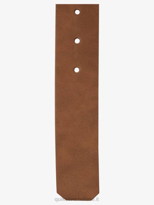 esso Quiksilver uomini cintura in ecopelle main street cioccolato HTZR1096