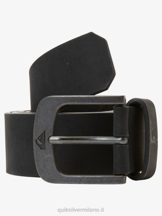 esso Quiksilver uomini cintura in ecopelle main street nero HTZR1095