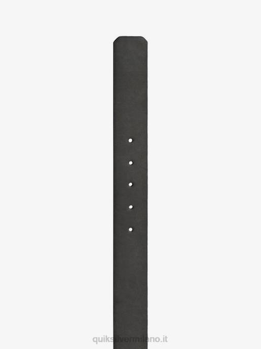 esso Quiksilver uomini cintura in ecopelle main street nero HTZR1095