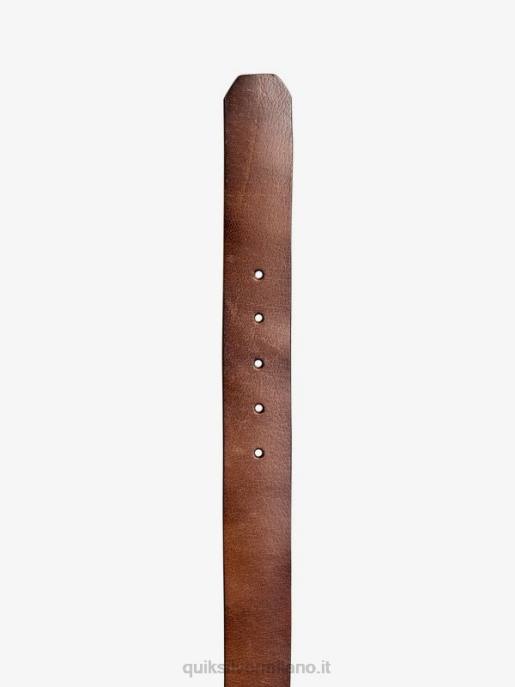 esso Quiksilver uomini la cintura di pelle quotidiana cioccolato HTZR1054