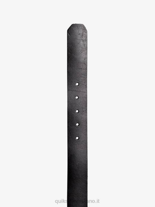 esso Quiksilver uomini la cintura di pelle quotidiana nero HTZR1053