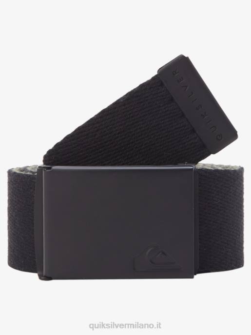 esso Quiksilver uomini la cintura in tessuto di marmellata nero HTZR42