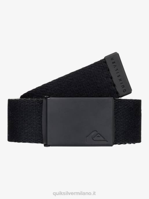 esso Quiksilver uomini la cintura in tessuto di marmellata nero HTZR42