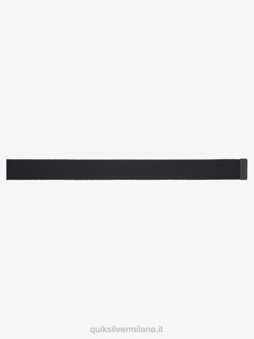 esso Quiksilver uomini la cintura in tessuto di marmellata nero HTZR42