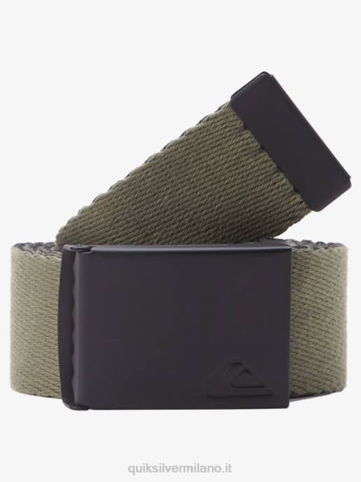 esso Quiksilver uomini la cintura in tessuto di marmellata nero HTZR42