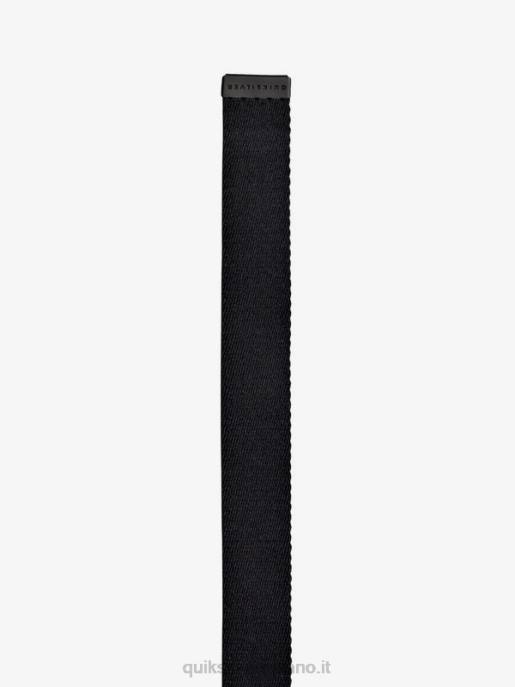 esso Quiksilver uomini la cintura in tessuto di marmellata nero HTZR42