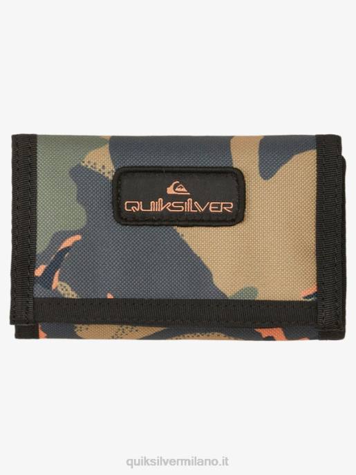 esso Quiksilver uomini il portafoglio ripiegabile stampato ogni giorno camo - spiaggia HTZR740