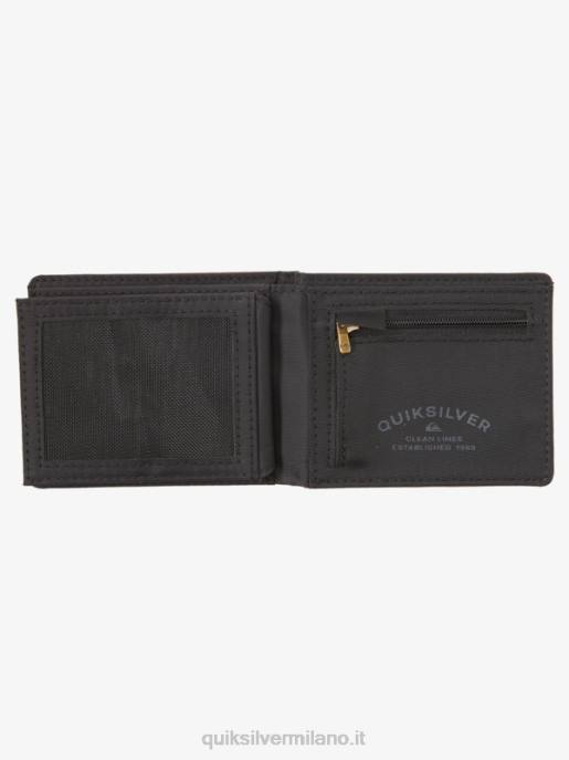 esso Quiksilver uomini portafoglio ripiegabile cucito gomma HTZR908