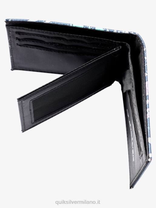 esso Quiksilver uomini portafoglio ripiegabile freschezza marina di mezzanotte HTZR729
