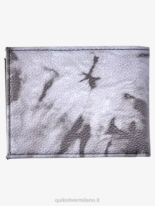 esso Quiksilver uomini portafoglio ripiegabile freschezza nero bianco HTZR728