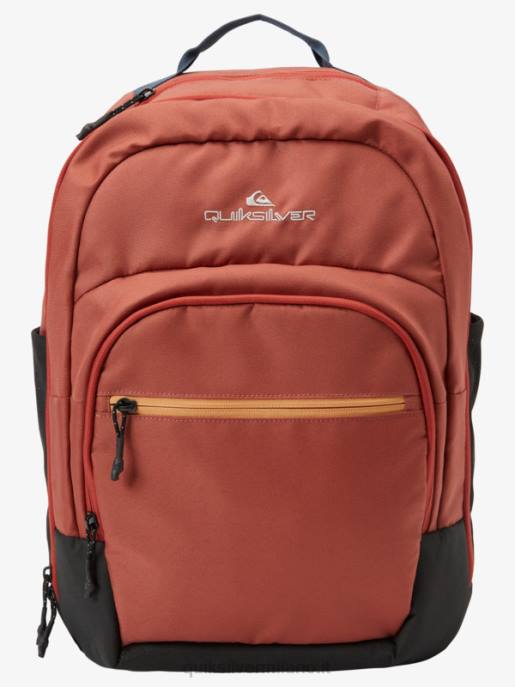 esso Quiksilver uomini Zaino frigo da 30 litri per la scuola ocra rossa HTZR375