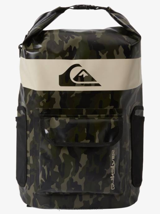 esso Quiksilver uomini zaino da surf medio sea stash 20l camuffamento nero HTZR861