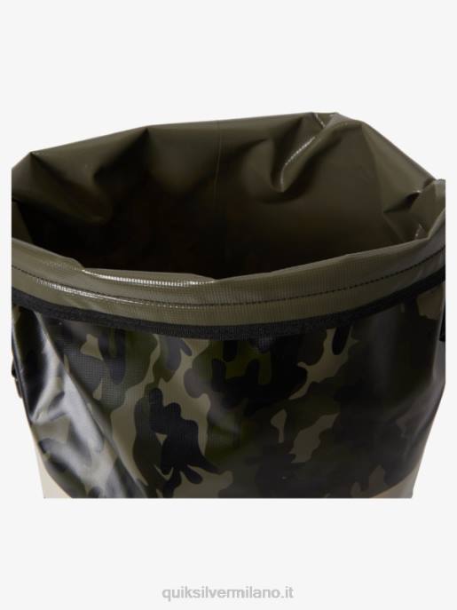 esso Quiksilver uomini zaino da surf medio sea stash 20l camuffamento nero HTZR861