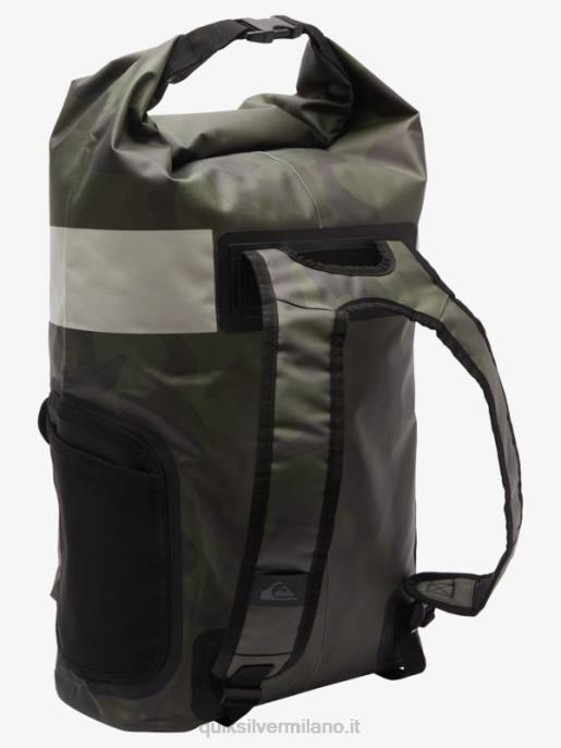 esso Quiksilver uomini zaino da surf medio sea stash 20l camuffamento nero HTZR861