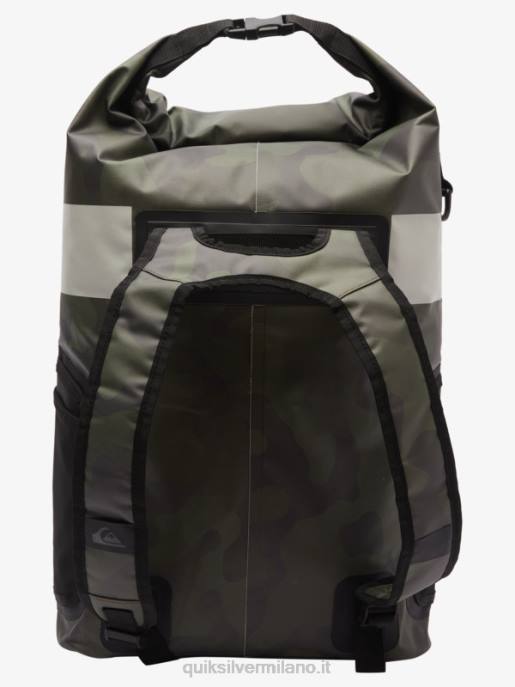 esso Quiksilver uomini zaino da surf medio sea stash 20l camuffamento nero HTZR861