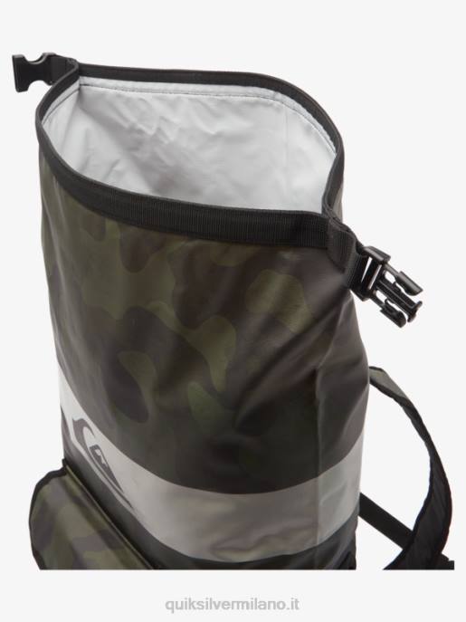 esso Quiksilver uomini zaino da surf medio sea stash 20l camuffamento nero HTZR861