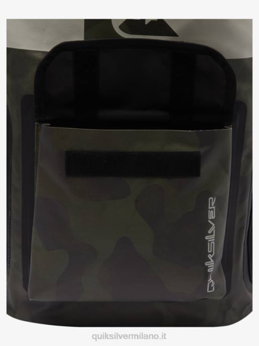 esso Quiksilver uomini zaino da surf medio sea stash 20l camuffamento nero HTZR861