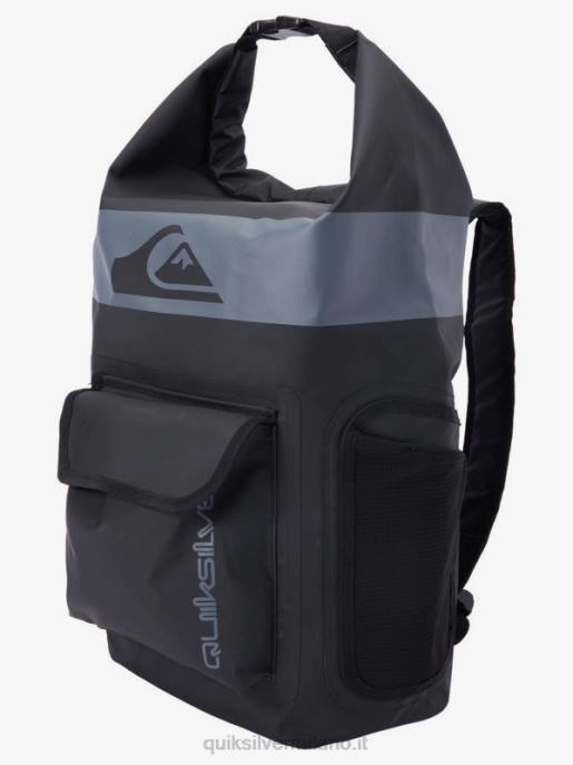 esso Quiksilver uomini zaino da surf medio sea stash 20l nero HTZR859