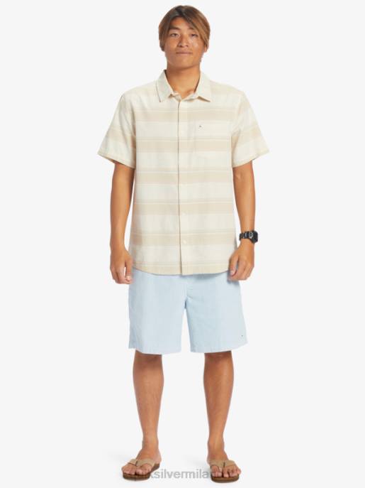 esso Quiksilver uomini camicia a maniche corte cali sunrise betulla cali str HTZR445